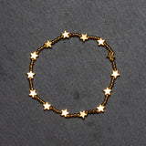 Elasticated Star Bracelet GOLD