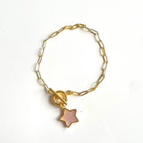 Bracelet with Mother of Pearl Star Charm