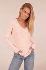 Slub Seamline Layer Long Sleeve