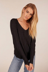 Slub Seamline Layer Long Sleeve