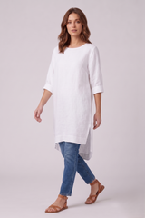 Whitney Linen Top