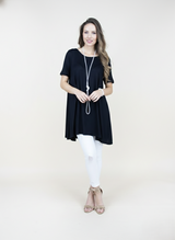 Short Sleeve Scoop Neck