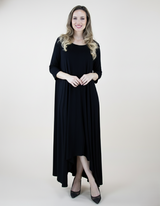3/4 Sleeve Maxi Dress