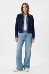 The Denim Button-up Cardigan