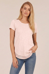 Slub Curve Layer Tee