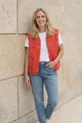 Bandana Quilted Vest