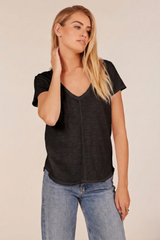 Slub Seamline Layer Short Sleeve