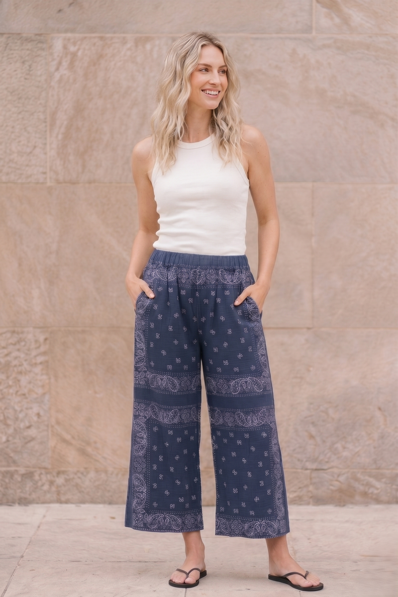 Bandana Crop Pant – Post Office by Shannon Passero