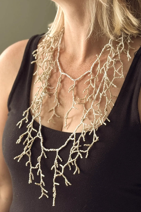 Seaweed Beaded Necklace