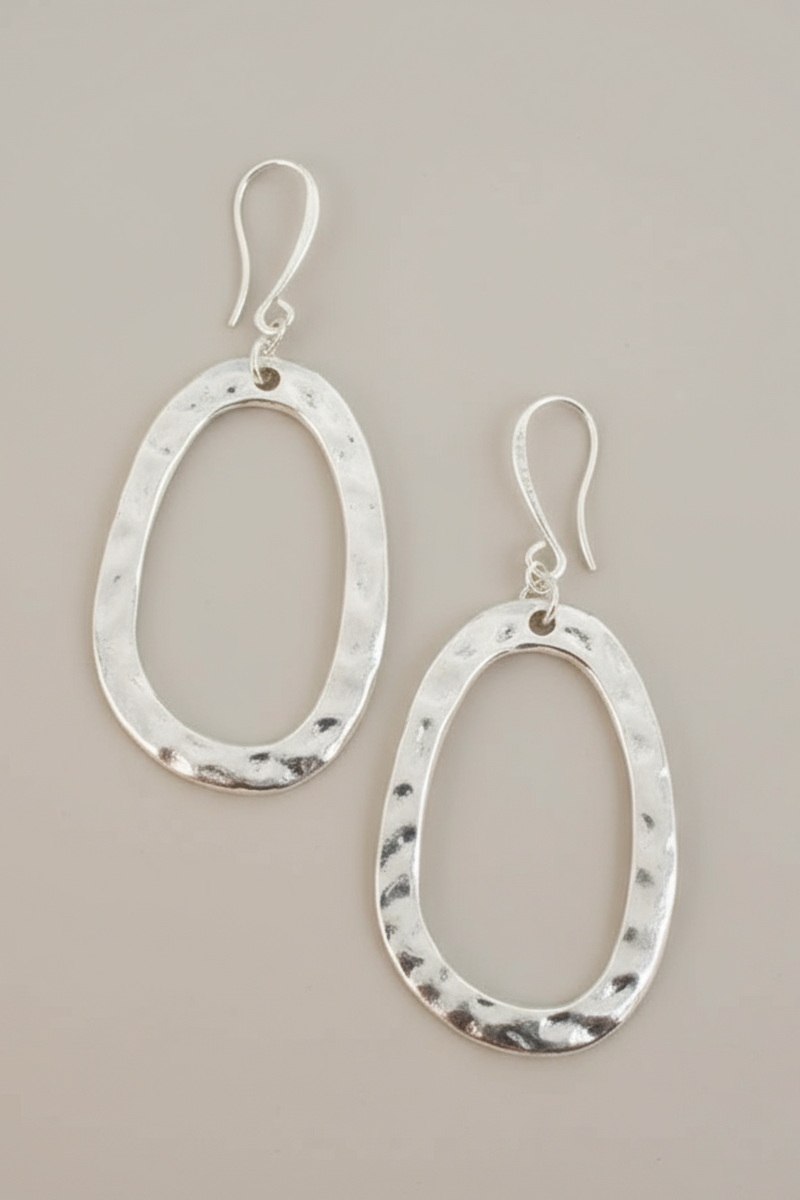 Oval Earrings SILVER