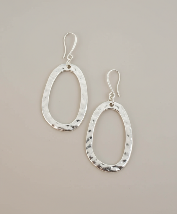 Oval Earrings SILVER