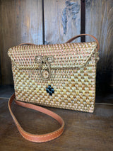Rectangular Rattan Purse