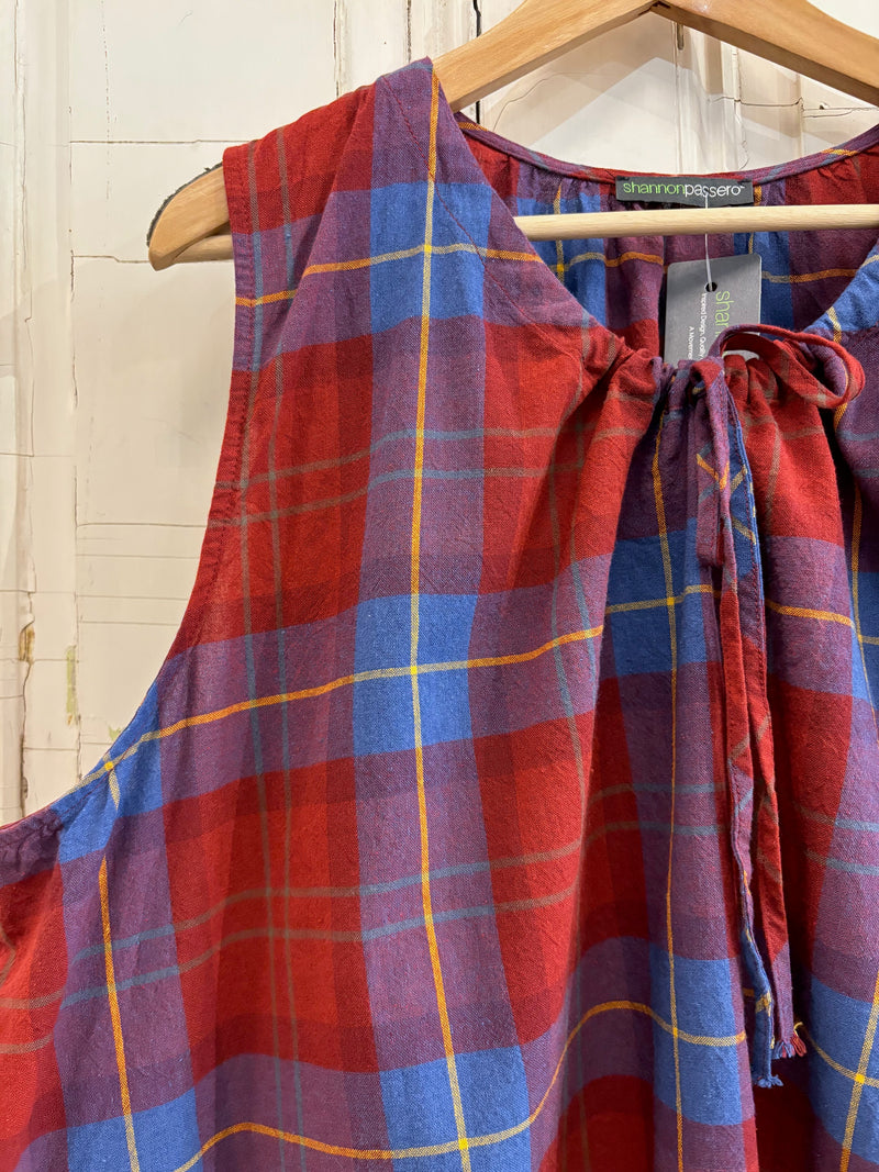 Eva Plaid Tunic