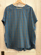 Lacy Plaid Top