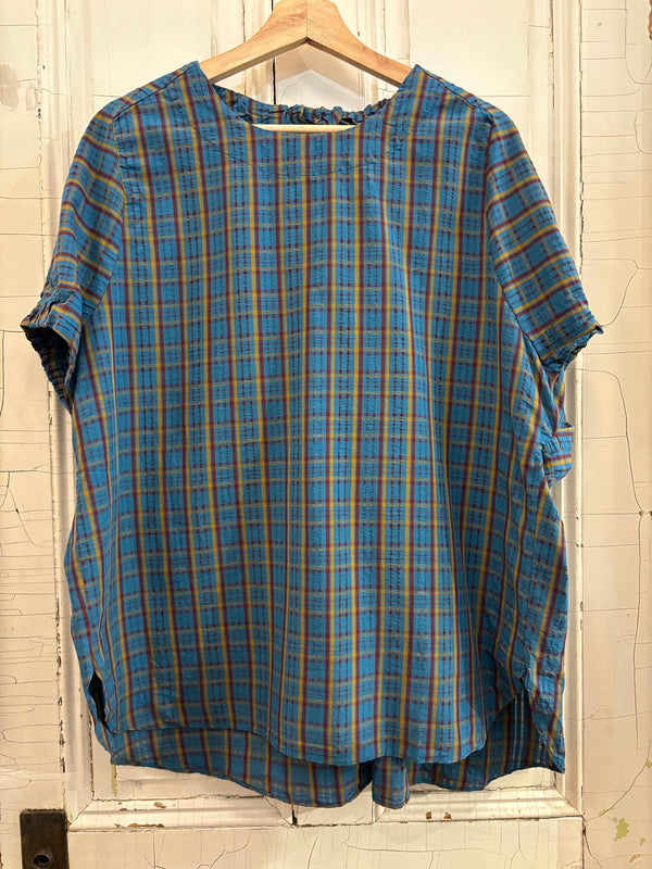 Lacy Plaid Top