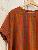 Lacy Plaid Top