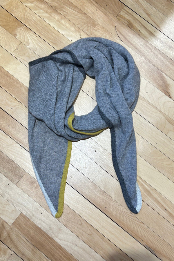 Cozy Cashmere Blend Colour Trim Scarf