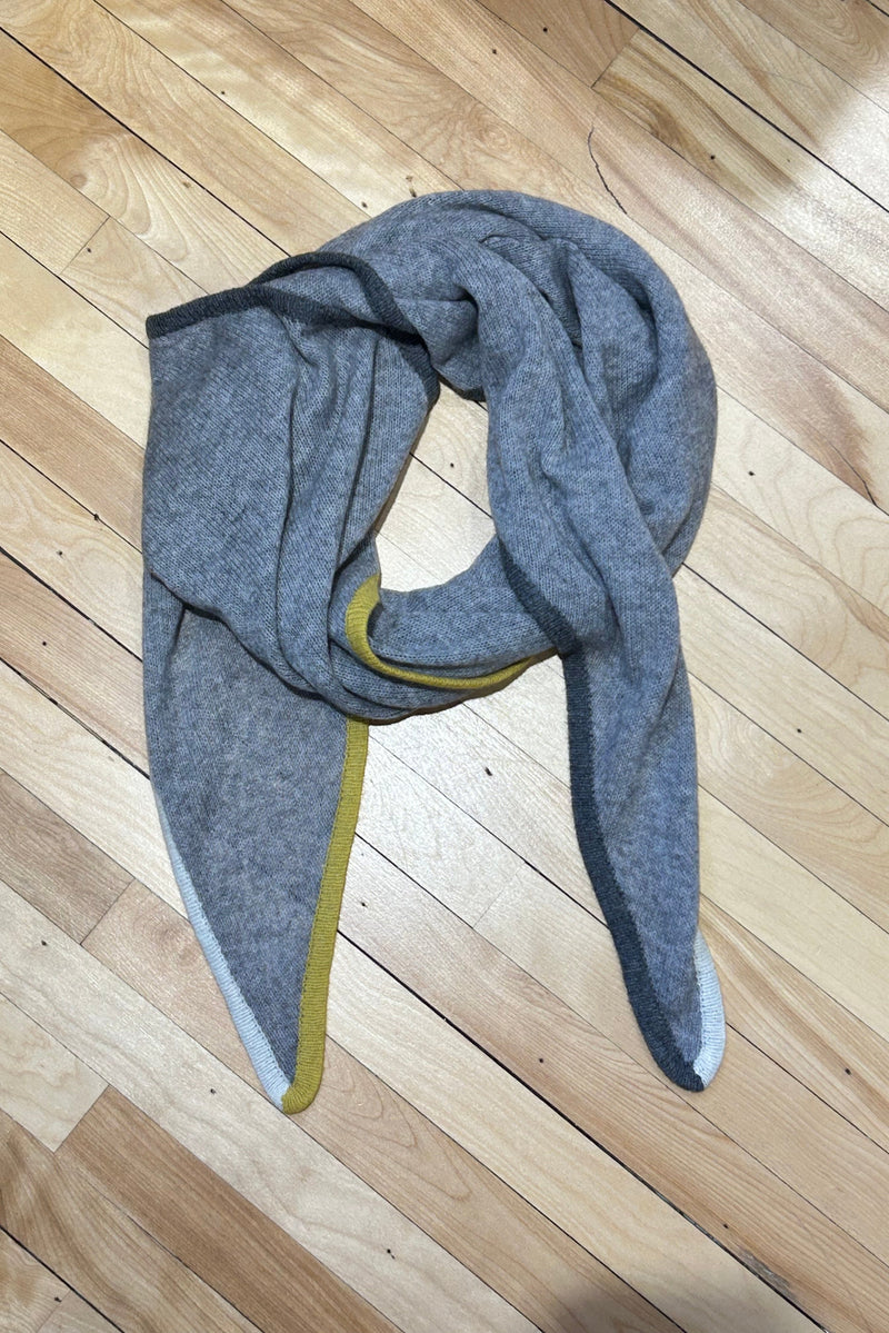 Cozy Cashmere Blend Colour Trim Scarf