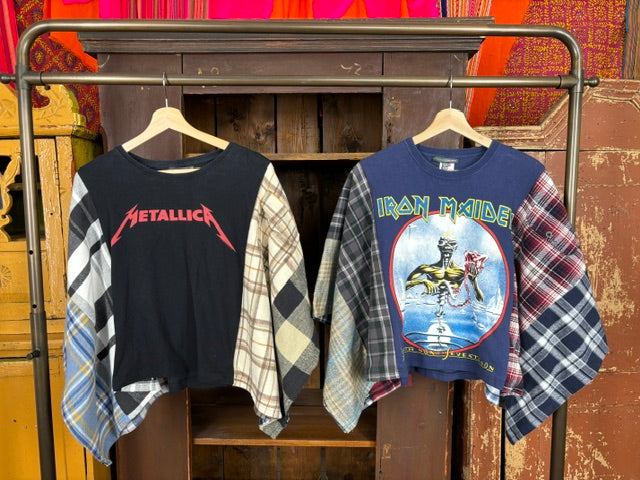 Flannel Band Tee