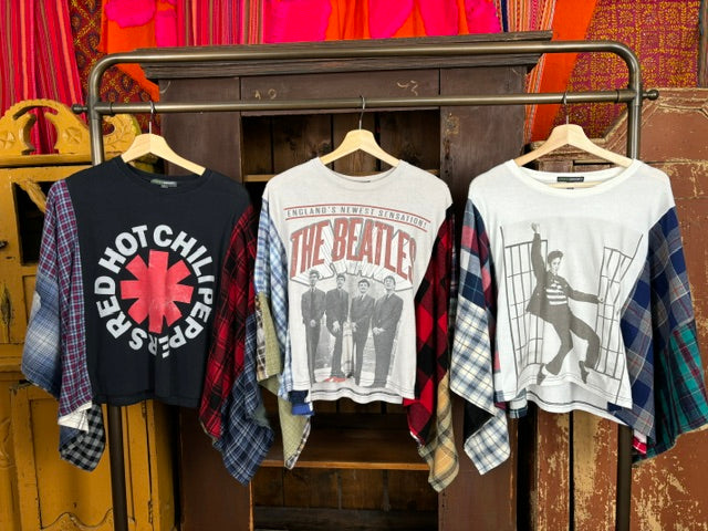 Flannel Band Tee