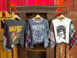 Flannel Band Tee