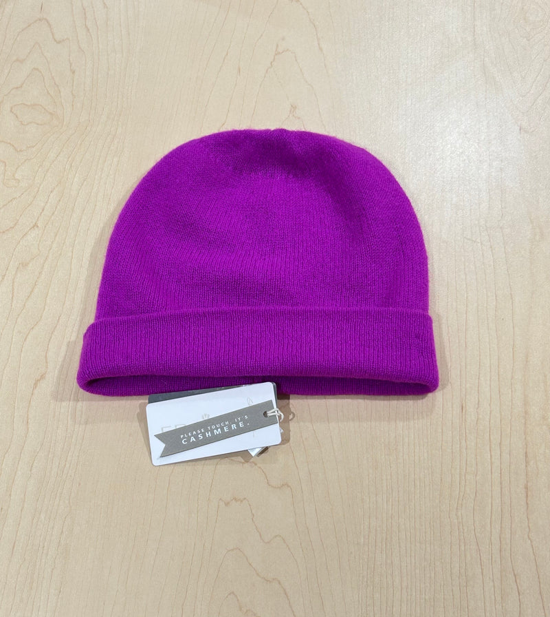 Jersey Knit Cashmere Slouch Hat