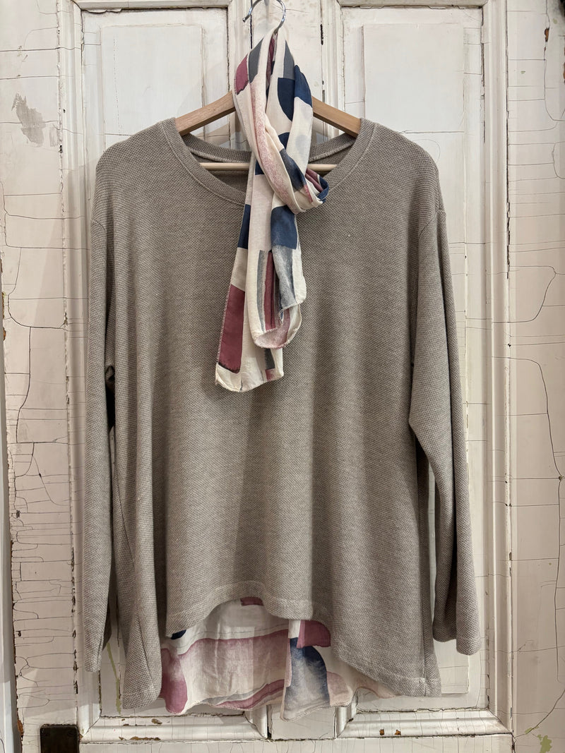 Gemma Top w/ Scarf
