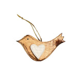 Hanging Bird Ornament WHITE