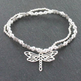 Double Strand Silved Plated Bracelet