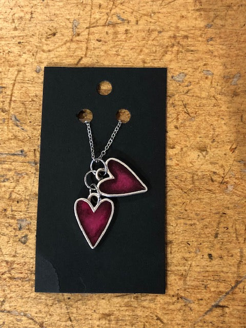 Sweetheart 2 Hearts Pendant