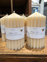 Hippie Love Pillar Candle