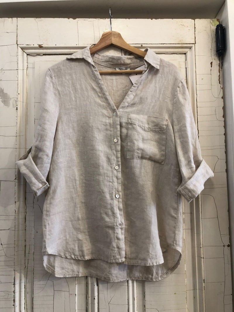 Linen Button-Up