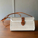 Barrel Rattan Purse