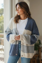 Vanessa Colour Block Cardigan