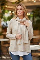 Braided 2PC Top w/ Scarf