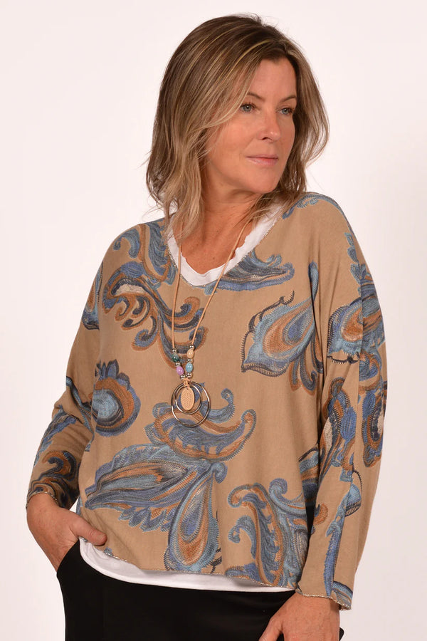 Paisley 2 PC Tunic