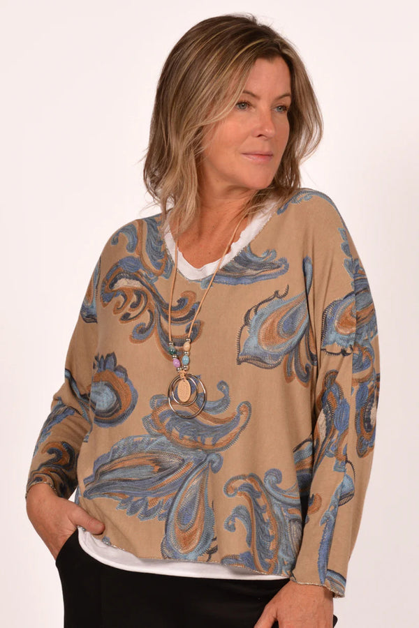 Paisley 2 PC Tunic