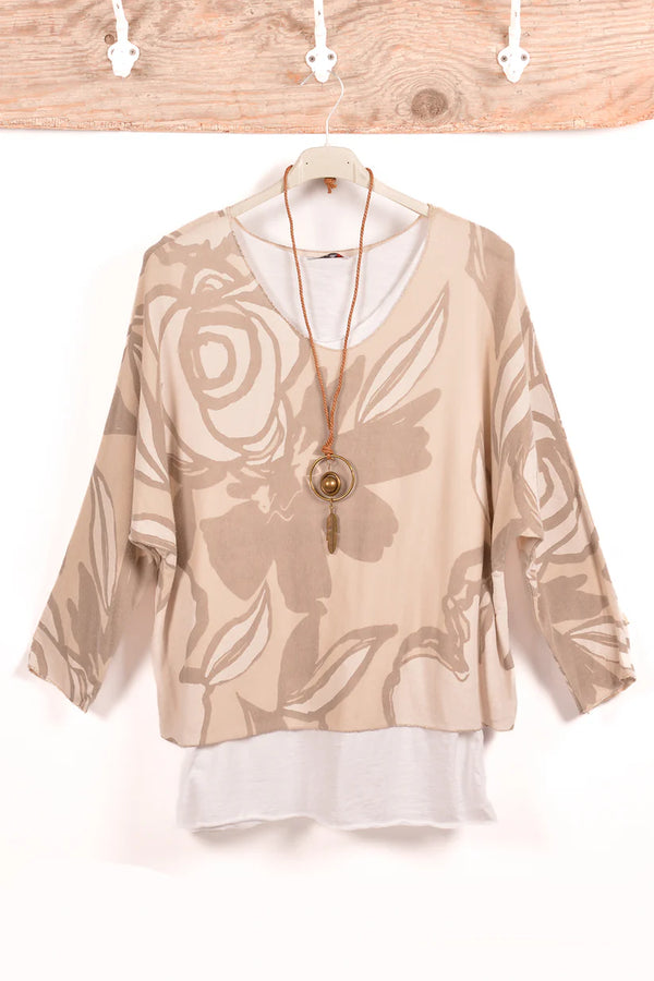 Floral 2 PC Tunic