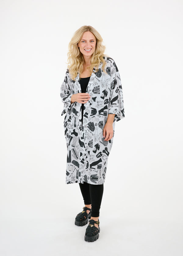 Jeanne Beker Heart On My Sleeve Kimono