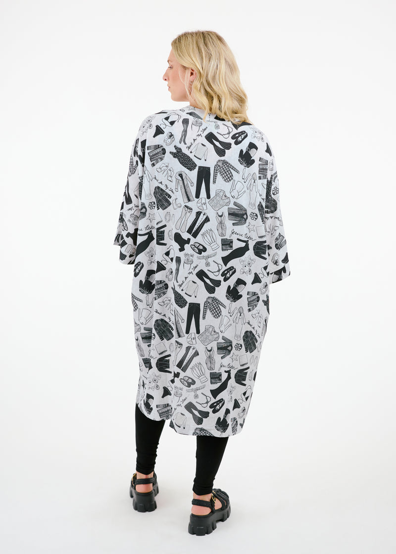 Jeanne Beker Heart On My Sleeve Kimono