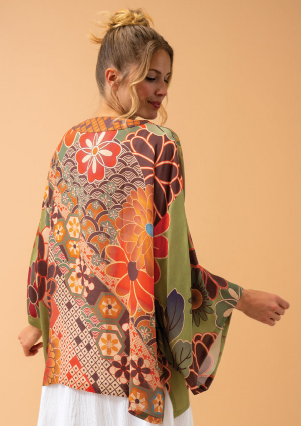 Kaleidoscope Floral Kimono