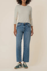 Charlotte HR Wide Leg Raw Hem