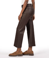 Meg HR Fab Ab Coated  Wide Leg