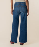 Meg HR Wide Leg Raw Hem