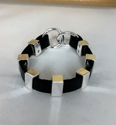 Avril LUXE Wristwear - Black and Silver