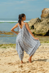 Leaf Print Romper