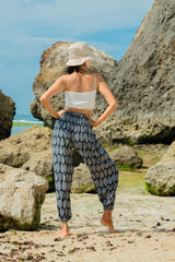 Leaf Print Bali Pants