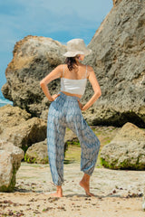 Leaf Print Bali Pants