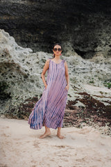 Simple Bone Tie Dye Dress