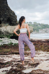 Simple Bone Tie Dye Bali Pant
